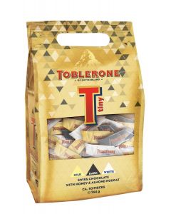 TOBLERONE MIXED TINY CHOCOLATE BARS REF.4058691@272GRBAG (27)