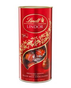 LINDT LINDOR MILK CHOCOLATE BALLS REF.8170  @400GR.TUBE (16)