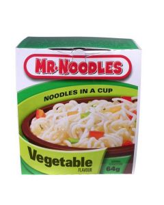 NOODLES CUP INS. NOODLES VEGETABLE @ 64 GR (12)