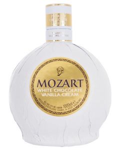 MOZART WHITE CHOCOLATE VANILLA CREAM LIQUEUR GIFT BOX 15% @100 CL.BOT