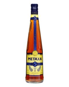 METAXA 5 STAR BRANDY 38%  @100CL.BOT