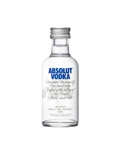 ABSOLUT VODKA BLUE 40%  MINIATURE   @5CL.BOT