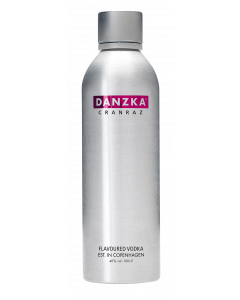 DANZKA CRANRAZ  VODKA 40% [ALUMINIUM BOTTLE]  @100CL.BOT.