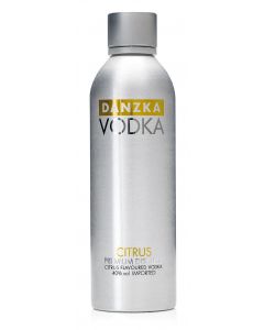 DANZKA CITRON VODKA  40% [ALUMINIUM BOTTLE]  @100CL.BOT.