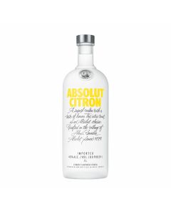 ABSOLUT CITRON VODKA 40%  @100CL.BOT