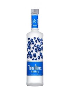 THREE OLIVES VODKA BLUEBERRY 35%@100 CL. BOT