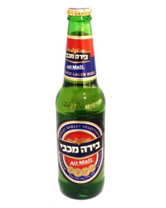 MACCABEE PREMIUM BEER IN BOTTLES  5% [24X33CL]  @1CASE