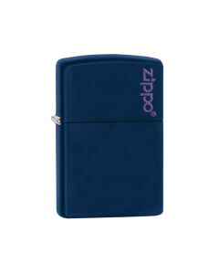 ZIPPO LIGHTER NAVY BLUE ZIPPO LOGO REF.239ZL...@1EA