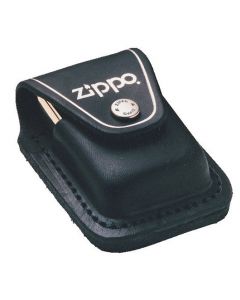 ZIPPO LEATHER POUCH BLACK.REF.LPCBK...@1EA