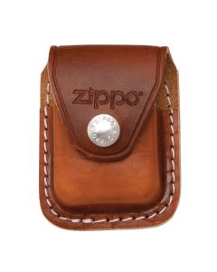 ZIPPO LEATHER LIGHTER POUCH BROWN REF.LCPB...@1EA