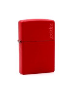 ZIPPO LIGHTER REGULAR RED MATTE ZIPPO LOGO REF.233ZL...@1EA