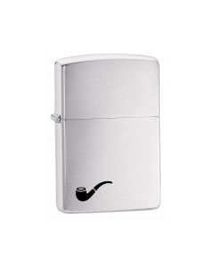 ZIPPO LIGHTER BRUSHED CHROME PIPE LIGHTER REF.200PL.@1EA