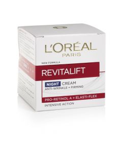 LOREAL REVITALIFT NIGHT CREAM ANTI-WRINKLE+FIRMNG REF.40791 @50ML.JAR