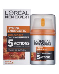 LOREAL MEN EXPERT HYDRA ENERGY  FACE CREAM REF.297262  @50ML.JAR