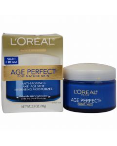 LOREAL AGE PERFECT NIGHTCREAM FOR SAGGINGAGE SPOTS 54415  @50ML.JAR