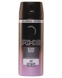 AXE DEODORANT BODY SPRAY BLACK NIGHT REF. 647233@150ML.CAN