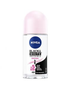 NIVEA DEODORANT ROLL ON BLACKWHITE INVISIBLE WOMEN REF. 036476@50ML