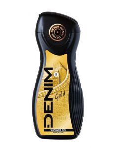 DENIM SHOWER GEL GOLD X3 TRIPLE CARING. REF. 037196 @ 250 ML.BOT