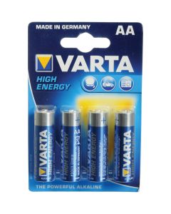 VARTA  4XAA  LR6 MN1500 1.5V ALKLINE BATTERIES 792423@1PACK